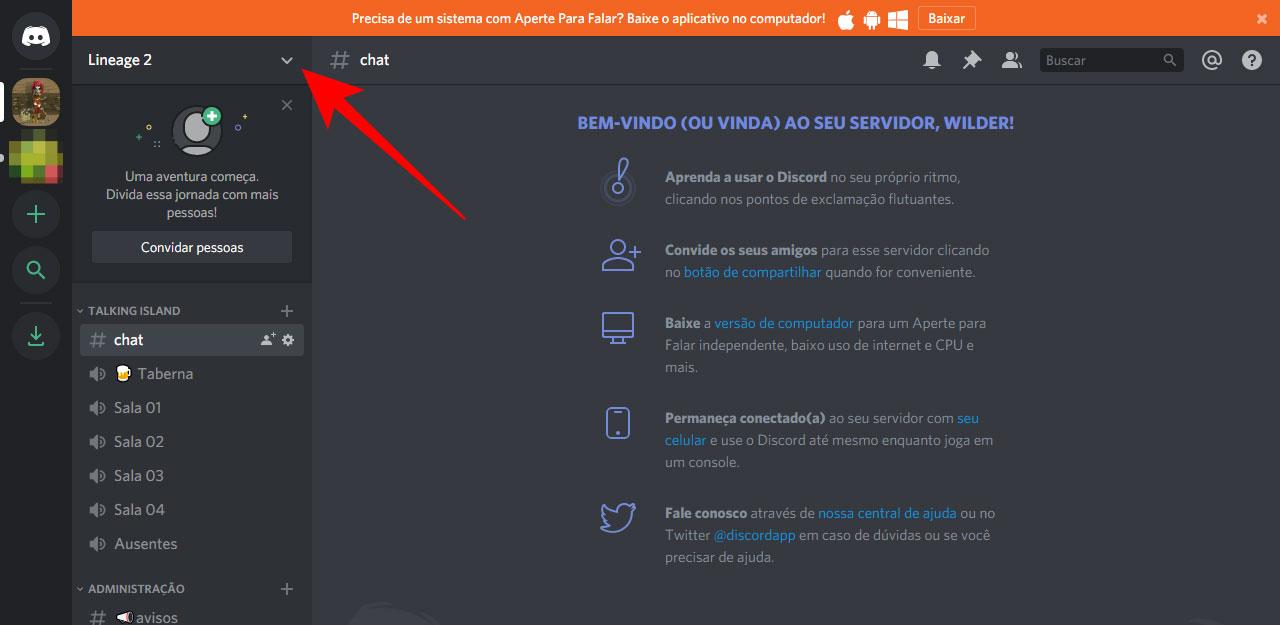 Como obter ID do Discord para habilitar meu Widget